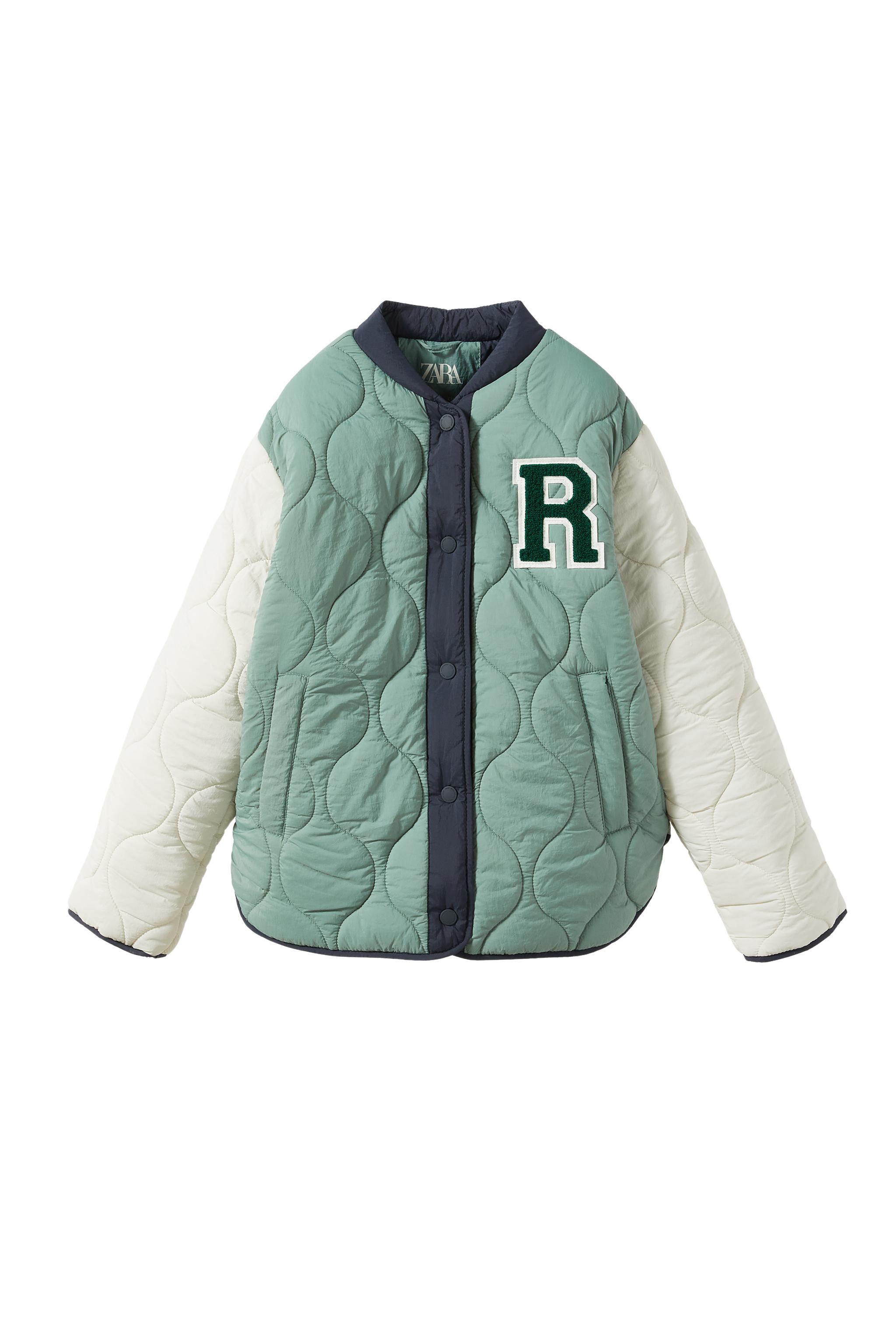 Quilted bomber jacket zara hot sale